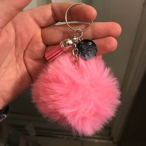 Fluffy keychain